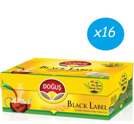 Doğuş Black Label 48'li Demlik Poşet Çay 16 Adet