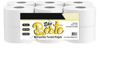Eko Beste Mini Jumbo Tuvalet Kağıdı 2,5 Kg 12 Rulo