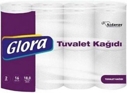 Glora Ev Tipi Tuvalet Kağıdı 2 Katlı 48 Adet
