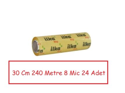 İlka Streç Film 30 Cm x 240 Metre 8 Mic 24 Adet