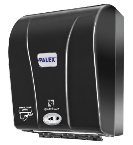 Palex 3490-S Otomatik Havlu Dispenseri 21 Cm Siyah