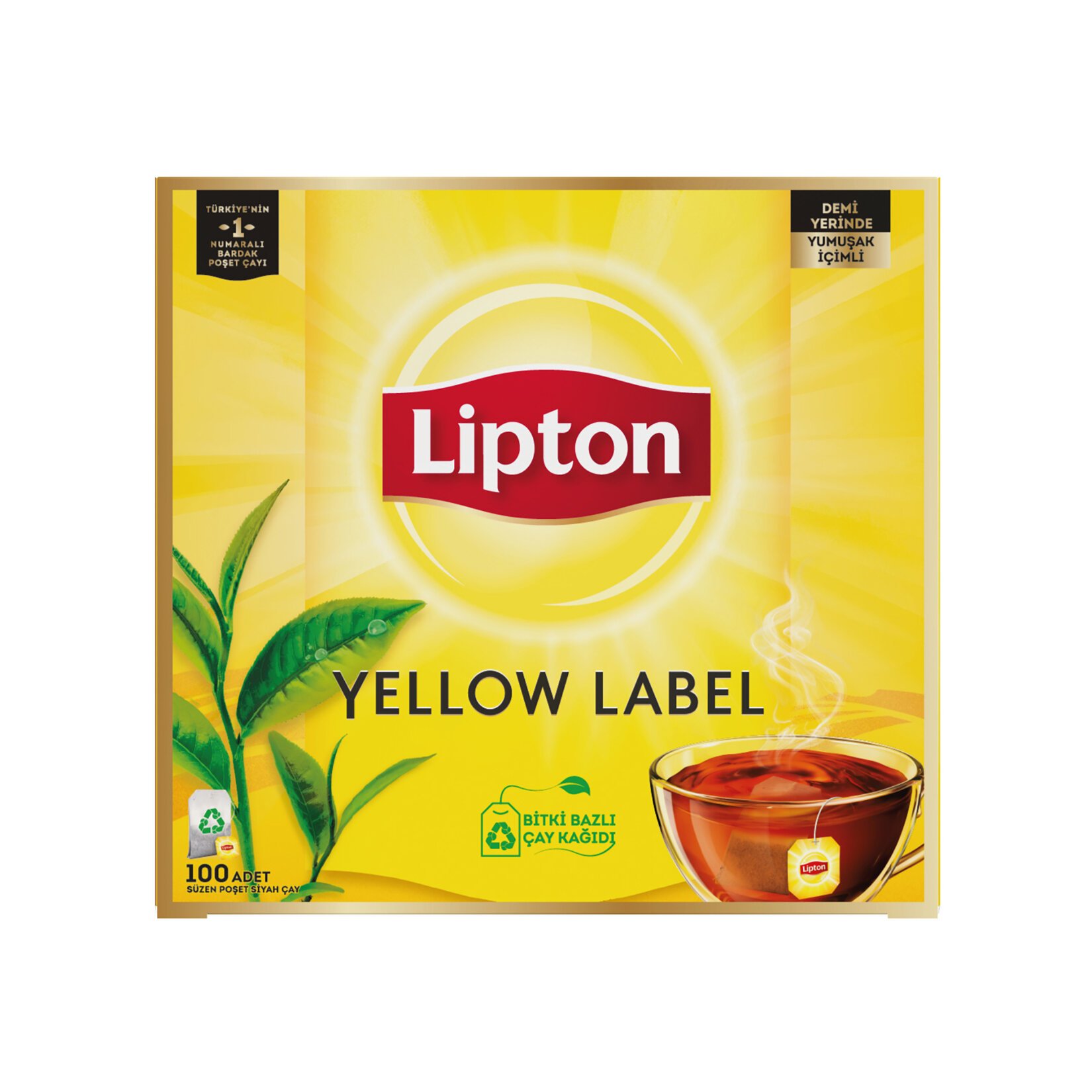 LİPTON YELLOW LABEL Lipton Yellow Label Bardak Süzen Poşet Siyah Çay 200 Gr - Görsel 1