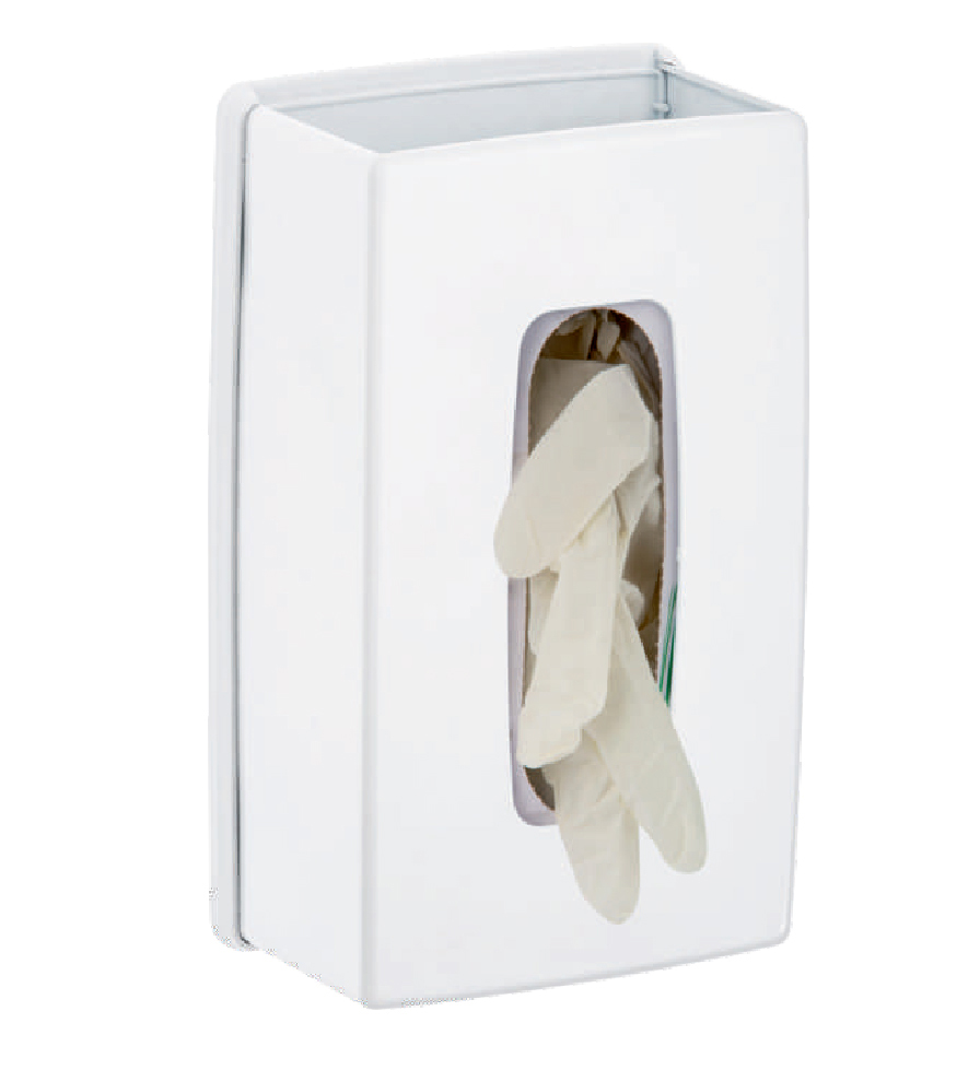 Ev tipi Rulo Havlu_Tuvalet K. Disp Palex MD-01 Muayene Eldiveni Dispenseri Beyaz - Görsel 1
