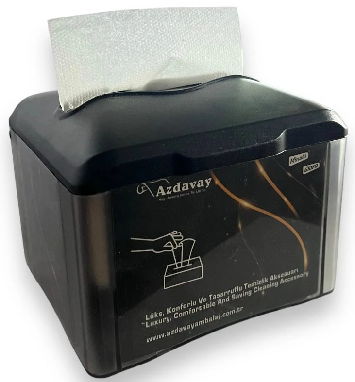 bec-siyah-yeni-nesil-pecete-dispenseri V Kat Peçete Aparatı Siyah 24 Adet - Görsel 1