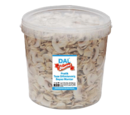 Dal Mantar Konservesi Dilimli 18 Kg