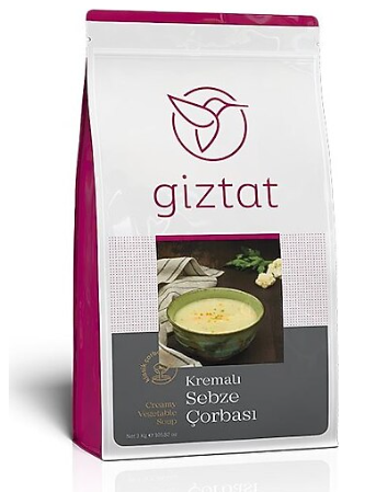 Giztat Kremalı Sebze Çorbası 3 Kg