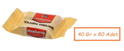 Mudurnu Tahin Helvası 40 Gr x 80 Adet