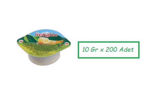 mudurnu 3 öğün Mudurnu Üç Öğün Margarin 10 Gr x 200 Adet - Görsel 1