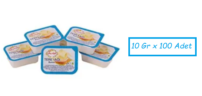 seyidoğlu tereyağ Seyidoğlu Tereyağı 10 Gr x 100 Adet - Görsel 1