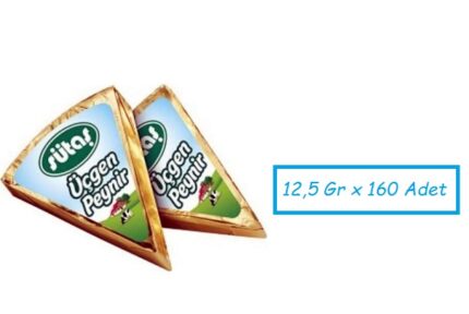 Sütaş Üçgen Peynir 12,5 Gr x 160 Adet