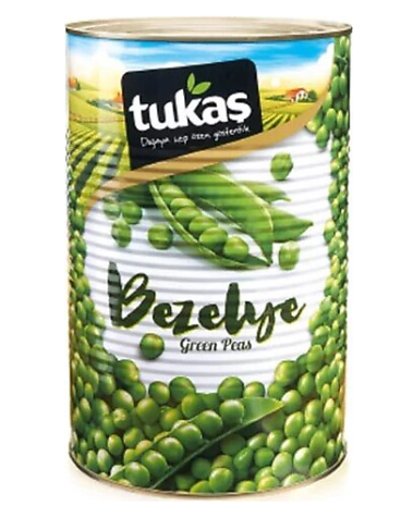 tukaş 5 kg bezelye Tukaş Bezelye Konservesi 5 Kg - Görsel 1