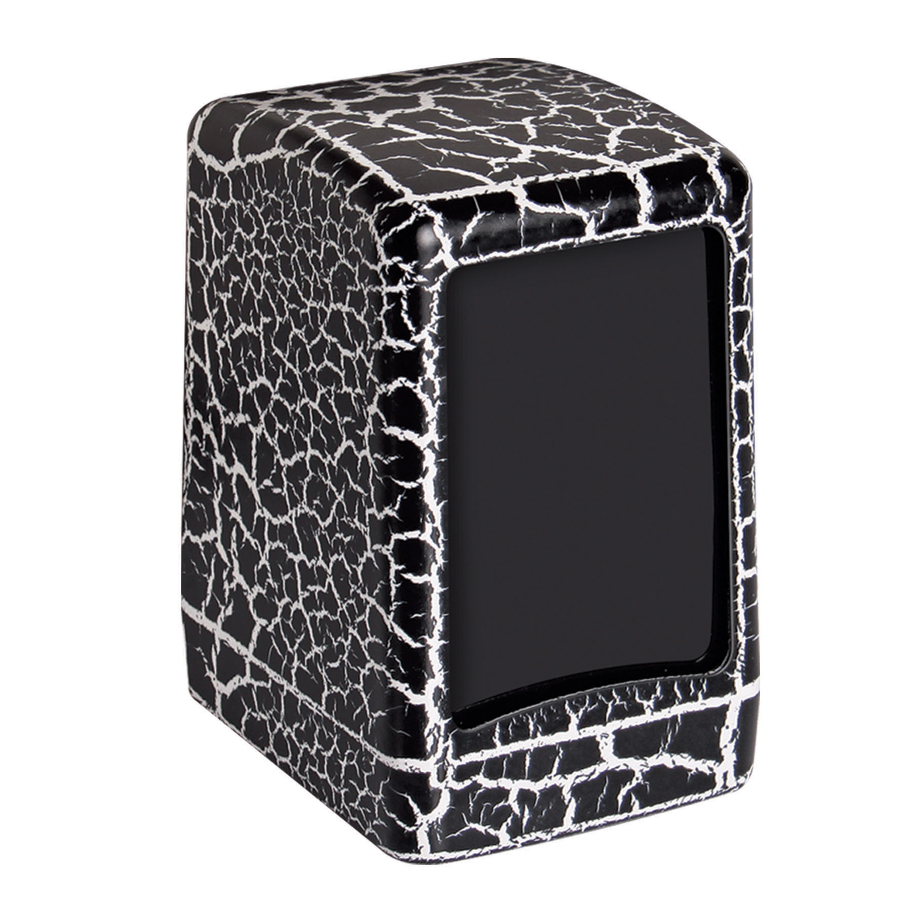 3474-D-S Palex 3474-D-S Desenli Peçetelik Siyah - Görsel 1