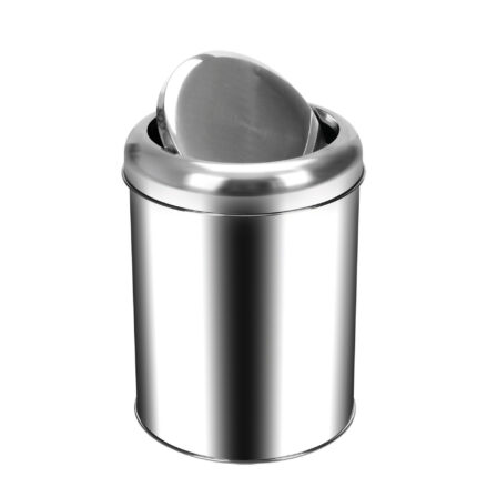 Palex 3822-20 Krom Pratik Kapaklı Çöp Kovası 20 Lt