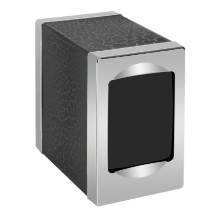 Palex PP-001 Prestij Peçetelik Siyah Deri Görünüm Krom